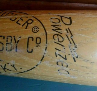 Vintage Louisville Slugger 125 Mickey Mantle Baseball Bat MM2 5