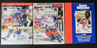 NY Rangers 1994 STANLEY CUP {Lot of 3 - Different} SPORTS ILLUSTRATED Magazines 2