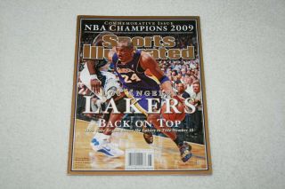 2009 Sports Illustrated Commemorative Issue Nba Champion Lakers Kobe Bryant