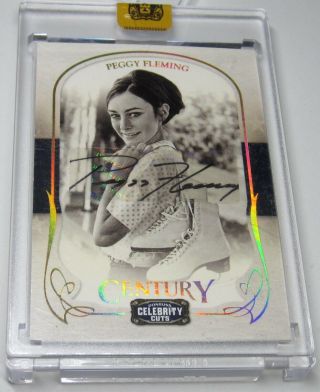 Peggy Fleming 2008 Donruss Celebrity Cuts Certified Autograph Auto Century /200