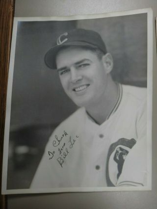Vintage 1930s 8x10 George Burke Signed Cubs Photos: Bill Lee,  Stainback,  Henshaw