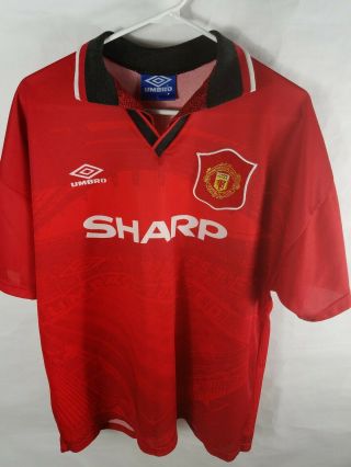 Manchester United 1994 - 1995 Umbro Home Football Soccer Shirt Jersey 2