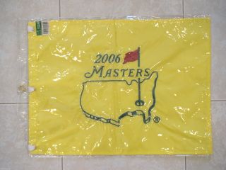 2006 Masters Golf Pin Flag Augusta National Phil Mickelson Pga