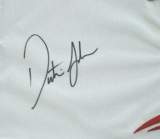 Dustin Johnson Autographed Signed 2019 US Open Pebble Beach Pin Flag U.  S. 2