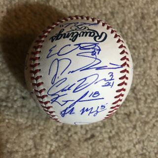 2019 Mississippi State Bulldogs Signed College World Series Game Ball 3