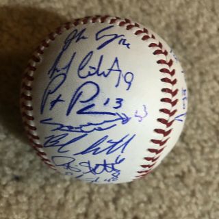 2019 Mississippi State Bulldogs Signed College World Series Game Ball 5