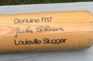 Jackie Robinson Louisville Slugger R17 34” Bat Uncracked Ex