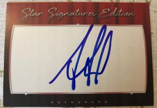 Ozzie Albies Signed Signature Card Auto Autograph Atlanta Braves Baseball Rookie