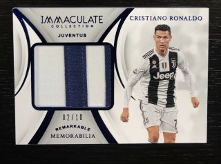 2/10 Cristiano Ronaldo 2018 - 19 Immaculate Soccer Juventus Fc Match Worn Patch