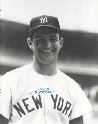 1961 Ny Yankees Bob Cerv Autographed 8x10 Photo