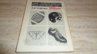 1965 American Football league (AFL) League Guide - Tom Sestak Buffalo Bills 2