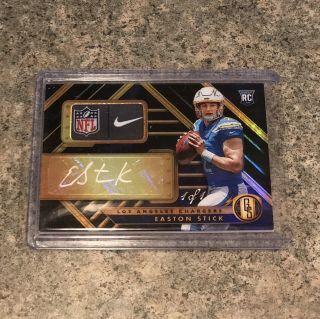 2019 Gold Standard Easton Stick Rpa Auto 1/1 Nike Nfl Shield Chargers