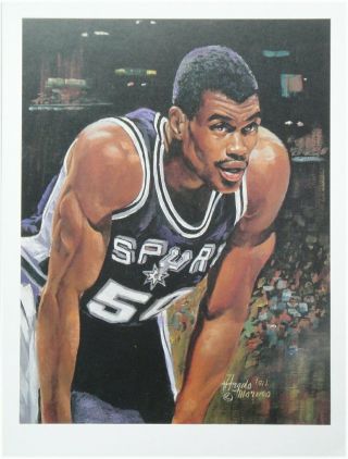 David Robinson 9x12 Poster Photo Unsigned San Antonio Spurs The Admiral