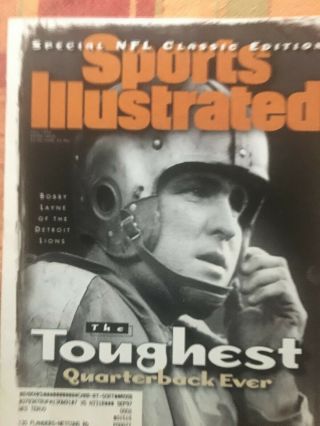 Sports Illustrated October 3,  1995 - Bobby Layne