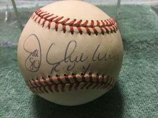 Joe Charboneau Cleveland Indians Autographed Official Major League Baseball