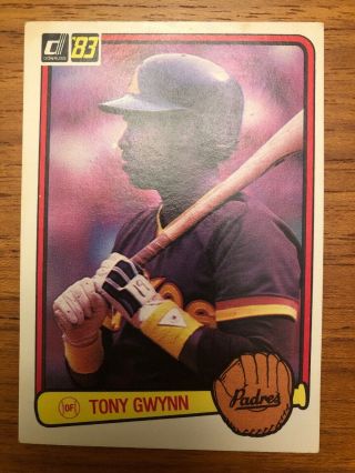 1983 Donruss Baseball Card Tony Gwynn Rookie Rc 598 Ex