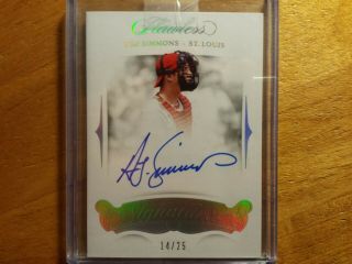 Ted Simmons Cardinals 2018 Panini Flawless Gold Auto Autograph 14/25 Cased