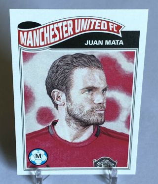 2019 Topps Ucl Soccer Living Set Juan Mata 18 Pr 435