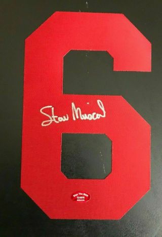 Stan Musial St.  Louis Cardinals Signed Jersey Number 6 - Stan The Man Hologram