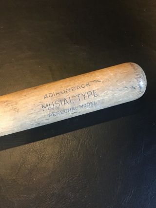 Vintage Adirondack Wood Baseball Bat White Ash Musial Type Personal Model 32 "