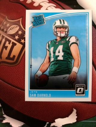 Sam Darnold 2018 Donruss Optic Rated Rookie Rc 151 York Jets