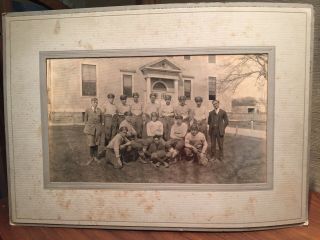 Early 1900’s Woodbury Ct Football Team Photograph