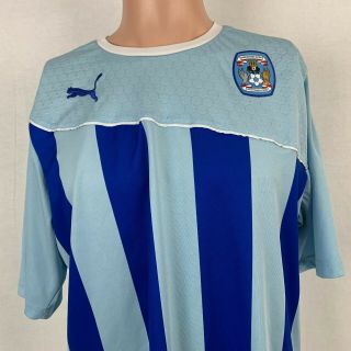 Puma Coventry City Fc Sky Blues Blank Jersey English Soccer 2014 Football Kit Xl