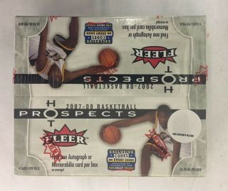 2007 - 08 Fleer Hot Prospects Basketball Retail Box Kevin Durant Rc Auto?