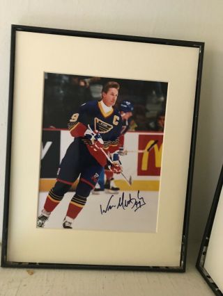 4 Wayne Gretzky Signed Photos With Picture Frames 4