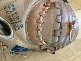 Old Vintage Ted Williams Model Baseball Catchers Mitt Glove 1631 Sears 4