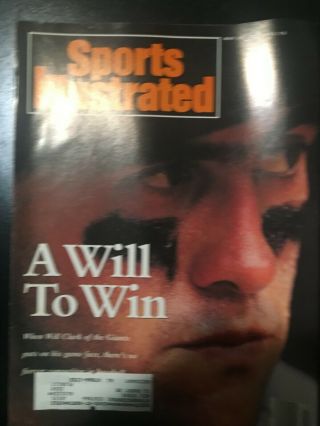 Sports Illustrated May 28,  1990 - Will Clark