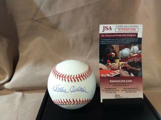 Hall Of Famer Steve Carlton Signed Autograph Baseball.  Jsa