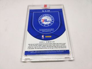 2018 - 19 Crown Royale Auto Relic Silhouettes JOEL EMBIID d /49 EXCH 2