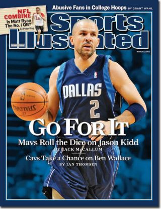 March 3,  2008 Jason Kidd,  Dallas Mavericks Sports Illustrated A