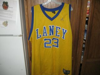 Michael Jordan 1980 Laney High School Basketball Jersey Mens Throwback Sewn 3xl