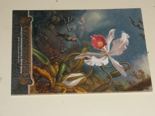 2018 Goodwin Champions Art Of The Ages Painted Amethyst Hummingbird Orchid 1/1