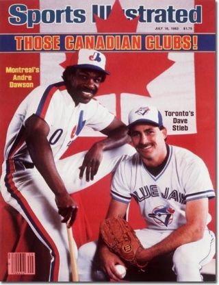 July 18,  1983 Andre Dawson Montreal Expos Dave Stieb Blue Jay Sports Illustrated