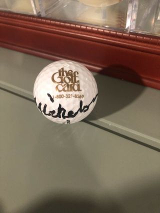 Phil Mickelson Autogrpahed Golf Ball 4