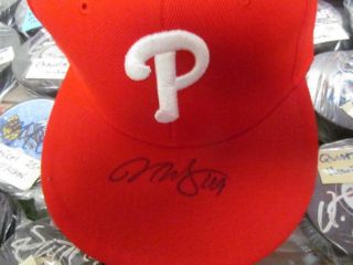 Vance Worley Philadelphia Phillies Signed Hat 2