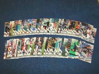 2017 Topps Walmart Holiday Snowflake 75 Different Metallic Parallel Cards (18 - 6)
