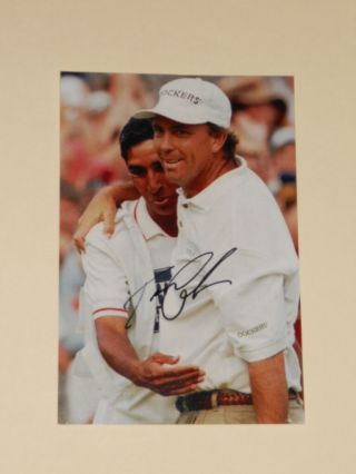 Golfer Tom Lehman Signed 4x6 Photo Pga Golf Autograph 1