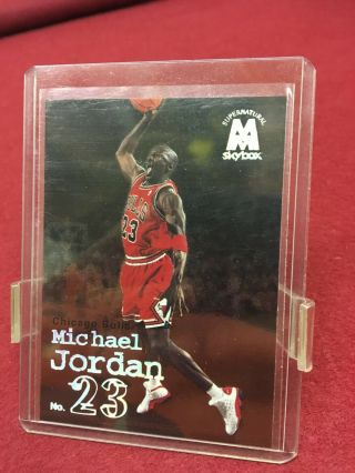 1998 - 99 Skybox Molten Metal 141 Michael Jordan