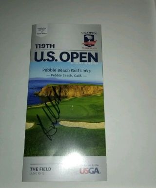 Brooks Koepka Autograph From The 2019 Us Open