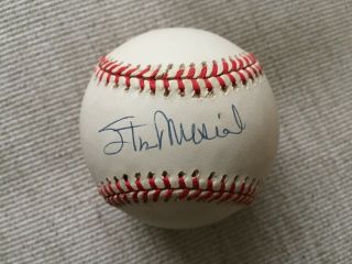 Cardinals Stan Musial Signed Official Nl Baseball.  Jsa Ball