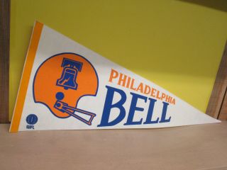 Wfl Philadelphia Bell World Football League Pennant