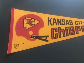 1970s Kansas City Chiefs Full Size Pennant 2