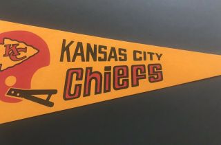 1970s Kansas City Chiefs Full Size Pennant 3