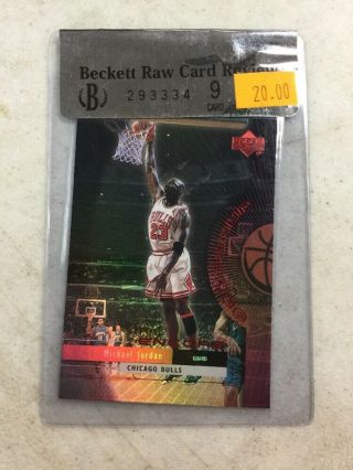 2000 Upper Deck Michael Jordan Encore Jamboree Card Bgs 9 Bulls