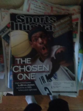 Lebron James First Sports Illustrated Feb 10 02
