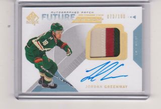 Jordan Greenway Rc Ud Sp Authentic 2018 - 19 Auto Patch Future Watch /100